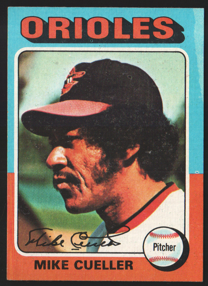 1975 Topps Mini #410 – Mike Cuellar UER – Baltimore Orioles 75-354