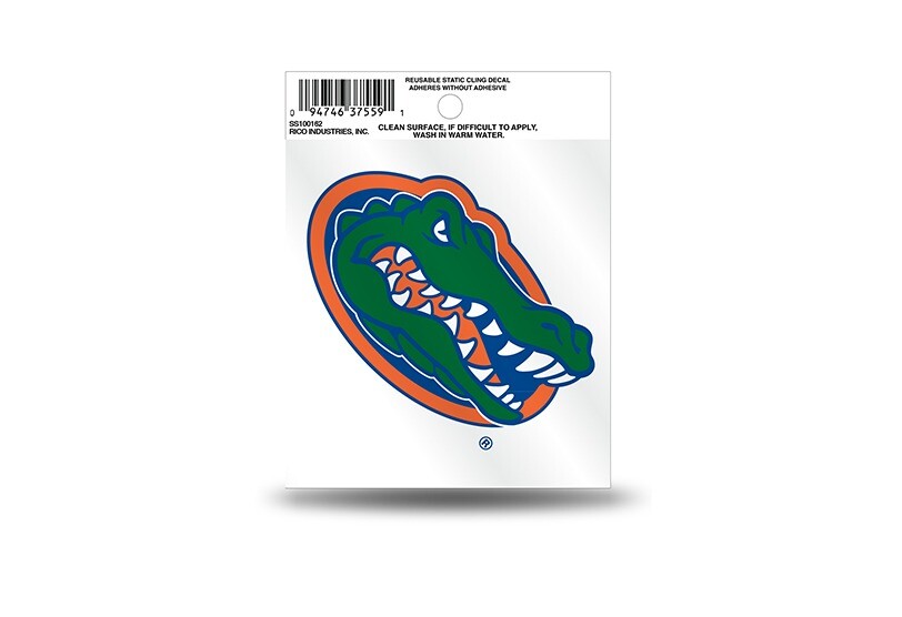 Florida Gators Static Cling Sticker NEW!! Window or Car! 3×4 Inches