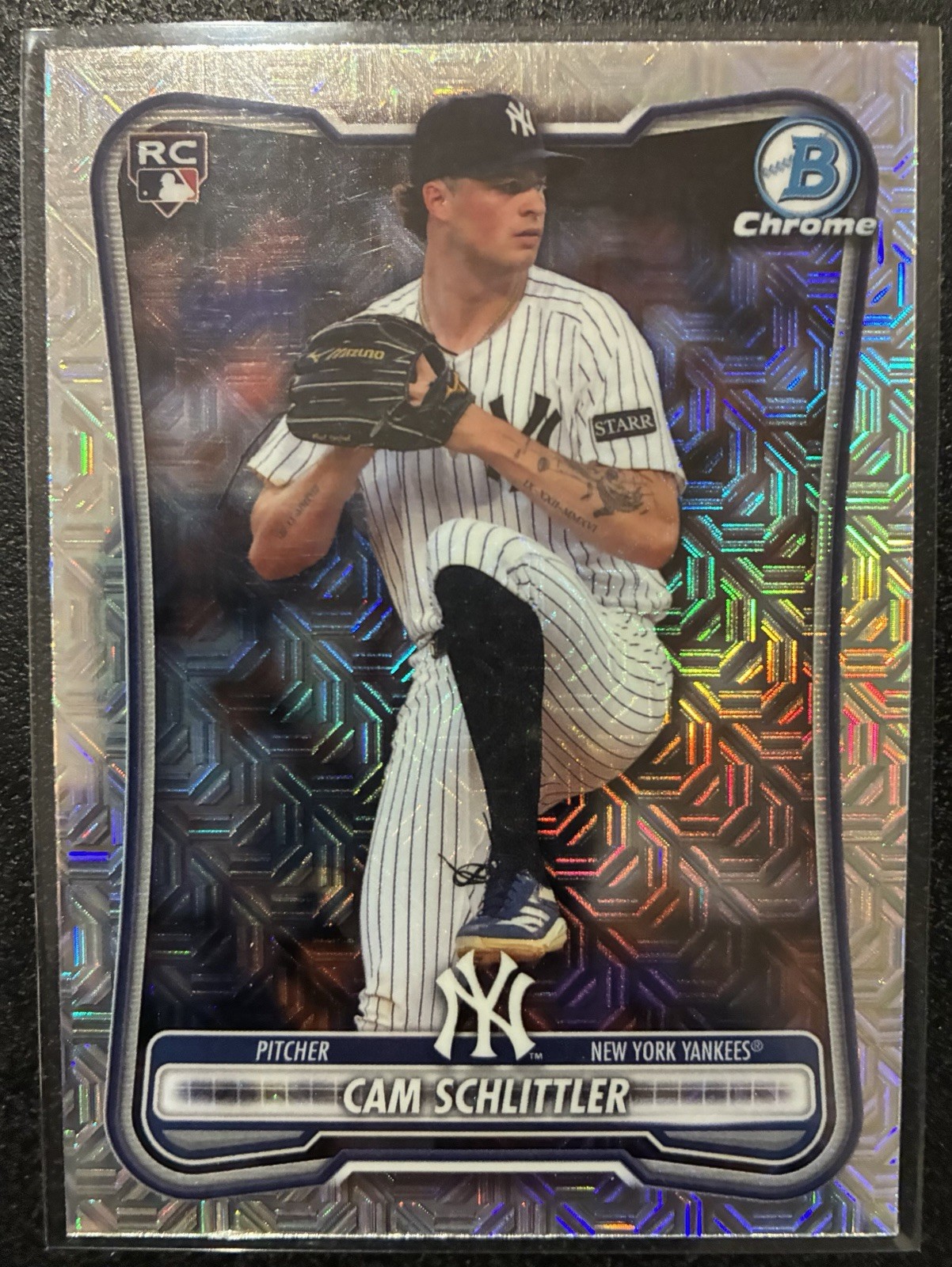 Cam Schlittler 2026 Bowman Chrome MOJO REFRACTOR #53 – New York Yankees