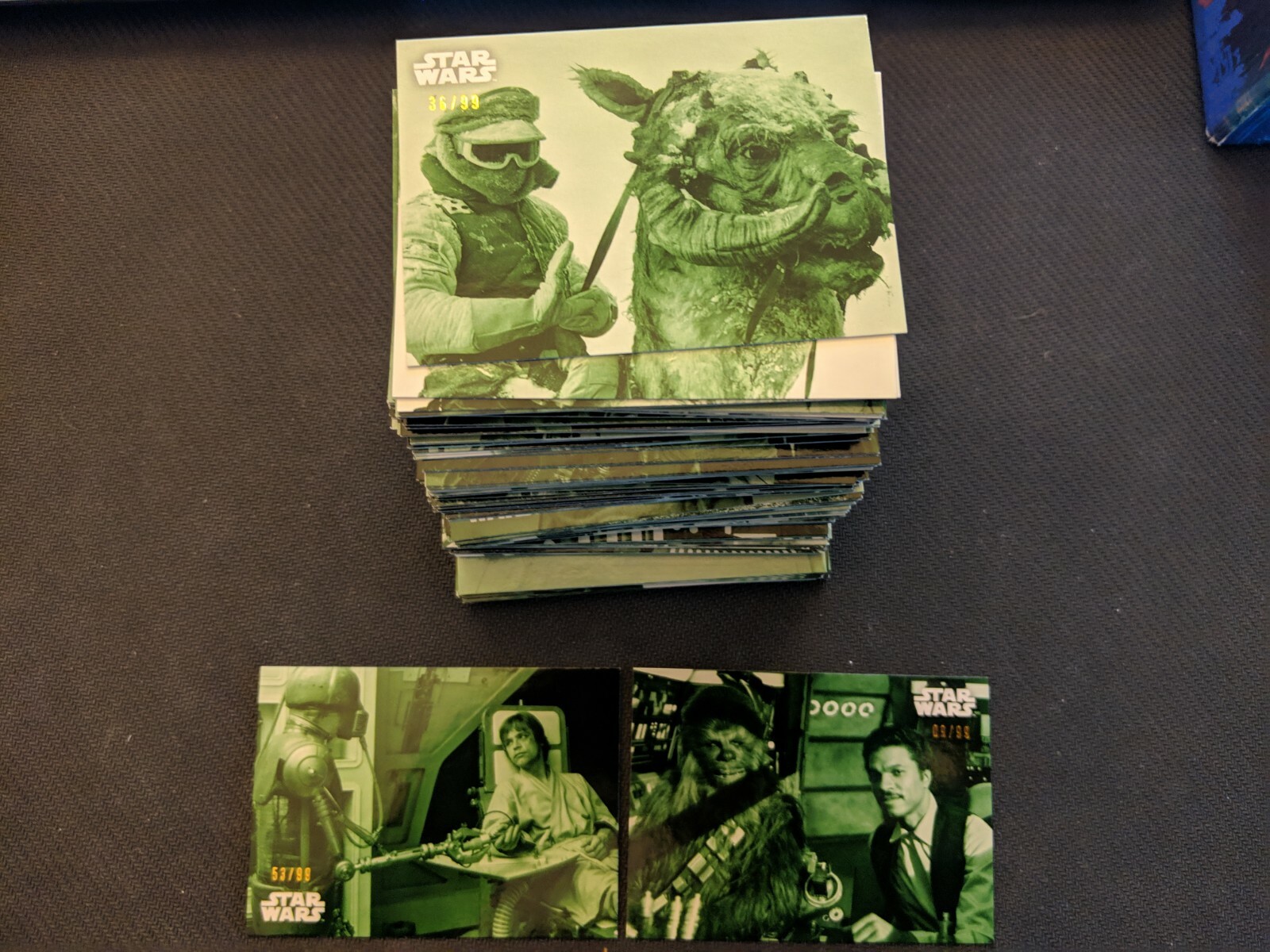 2019 Topps Star Wars Empire Strikes Back Black & White Green Hue Pick From List