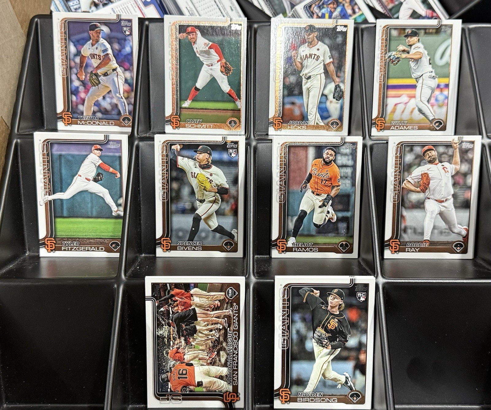 2025 Topps Series 2 Team Set San Francisco Giants 10 Cards 👍⭐️🔥⚾️ Rookies
