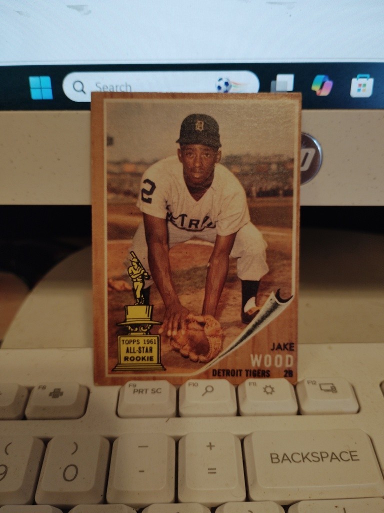 Topps 1962 Jake Wood #427 Detroit Tigers MLB Baseball Sports Trading Card