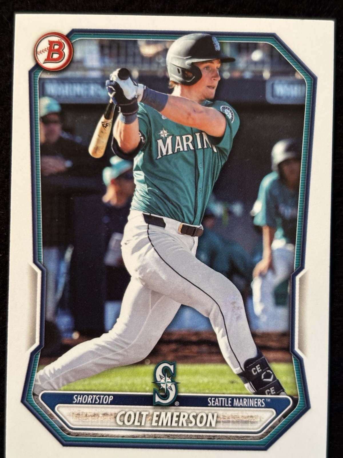 2026 Bowman Prospects Colt Emerson Bp 108 Seattle Mariners Rookie Card