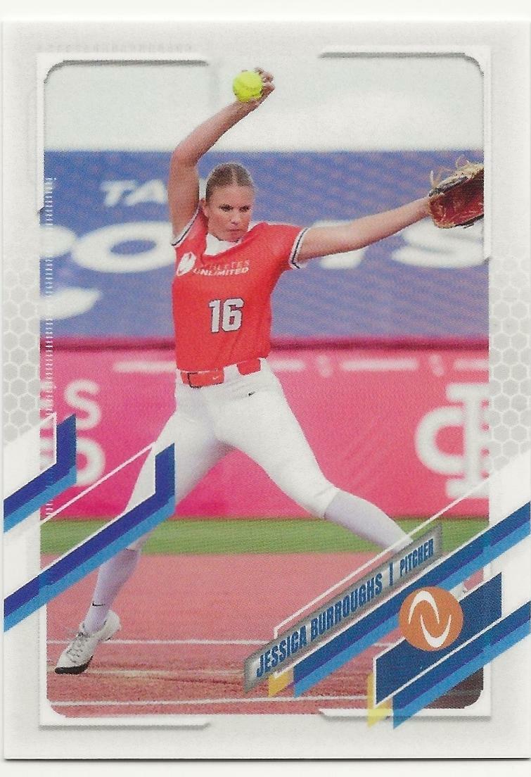 2021 Topps On Demand Athletes Unlimited Softball JESSICA BURROUGHS FSU #29