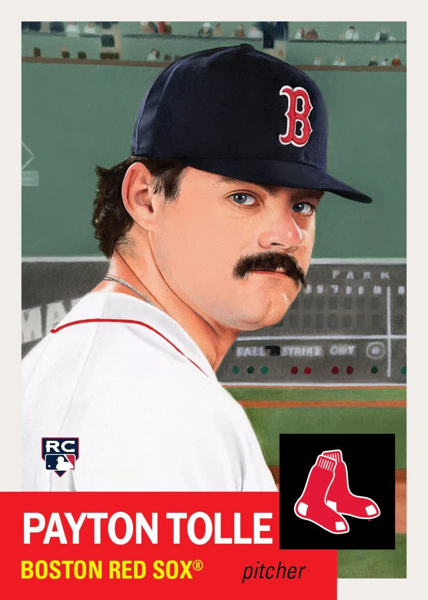 MLB Topps Living Set 930 PAYTON TOLLE BOSTON RED SOX ROOKIE PRESALE