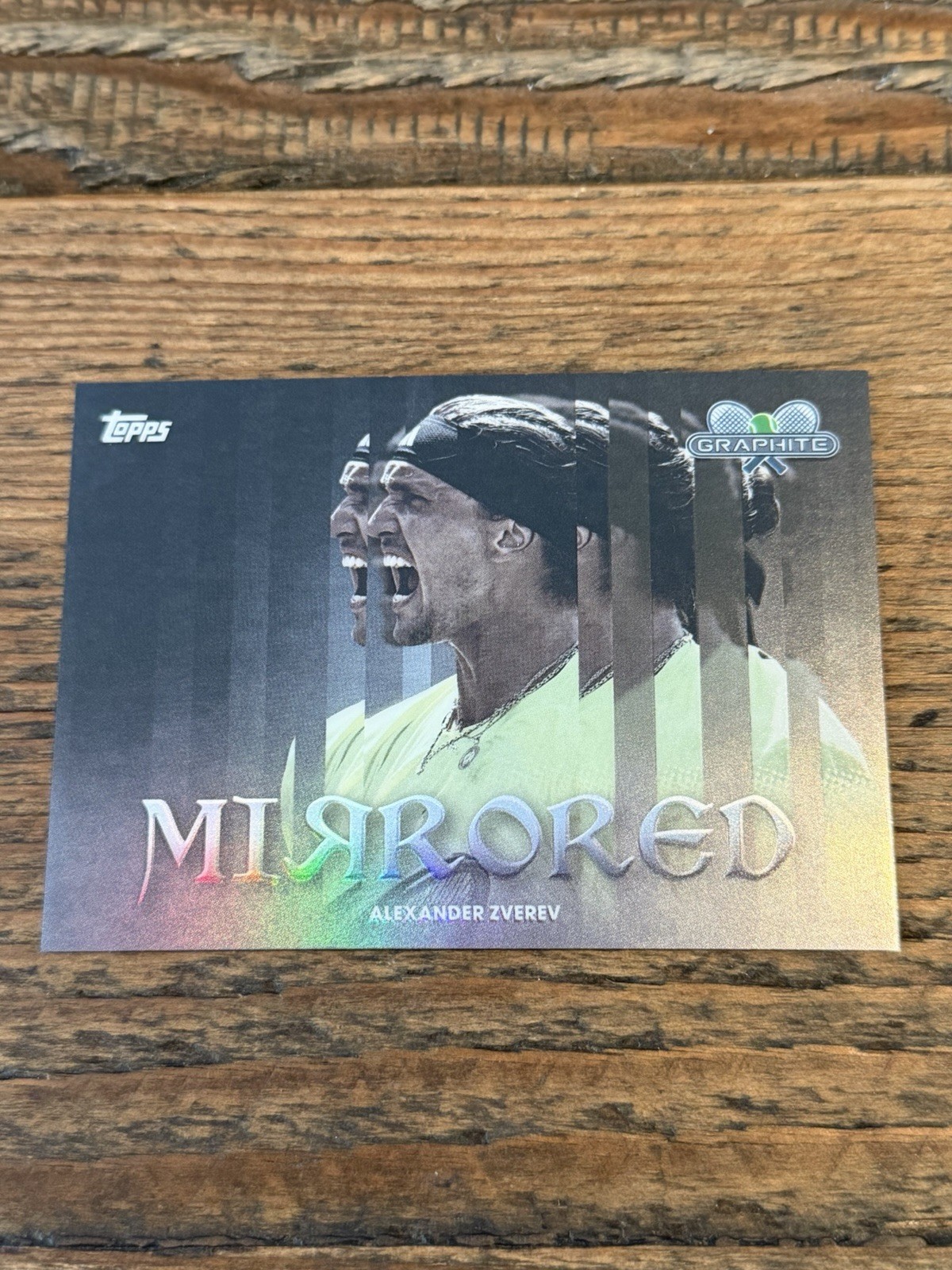 2026 TOPPS GRAPHITE TENNIS MIRRORED REFRACTOR #MR-7 ALEXANDER ZVEREV CASE HIT