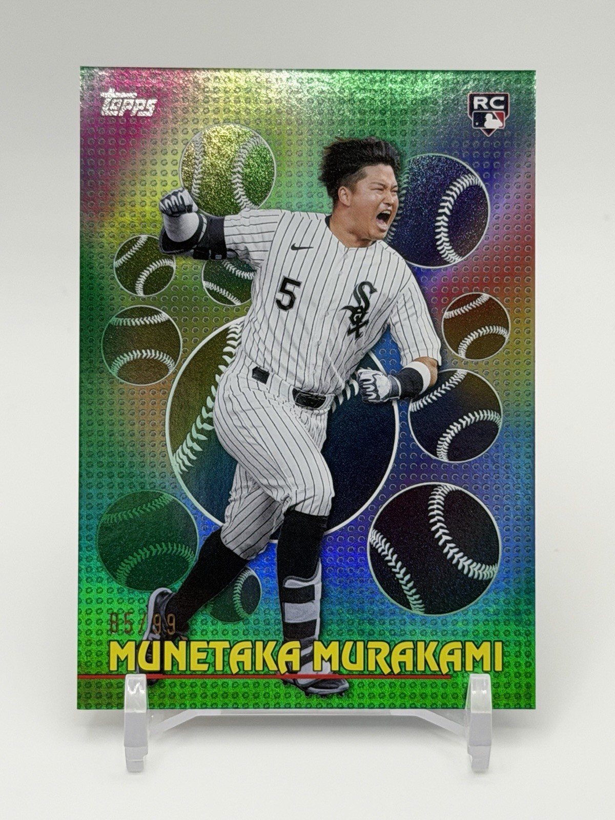 2026 Munetaka Murakami Green /99 Topps Baseball Series 2 RC-Titans Of The Game