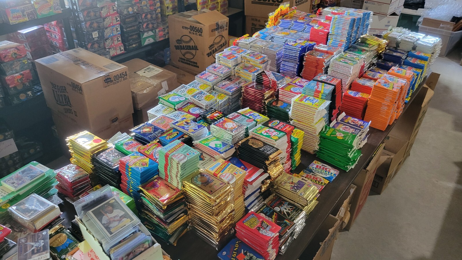 1000 Cards – Unopened Baseball Card Sealed Packs–Rookie Cards Bonus & Star Cards