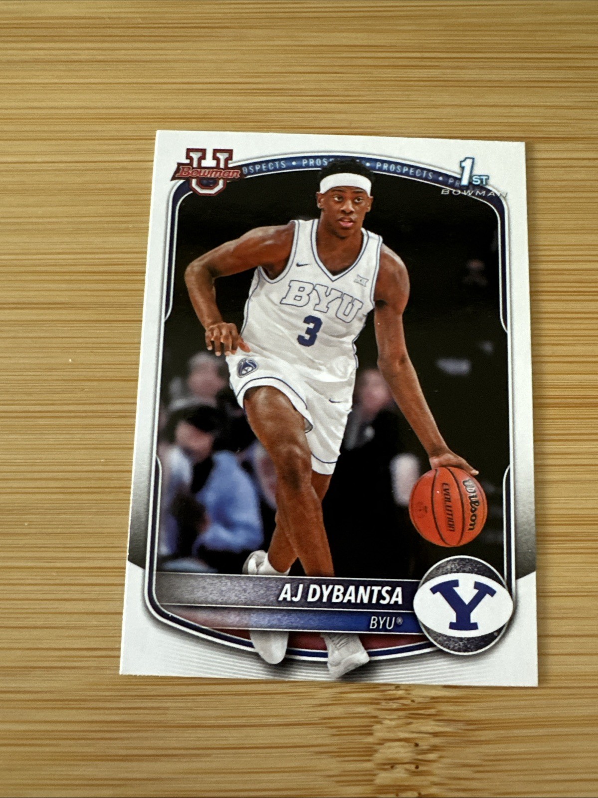 AJ Dybantsa 1st Bowman: 2025-26 Bowman Basketball -Base -BYU #BPP-1