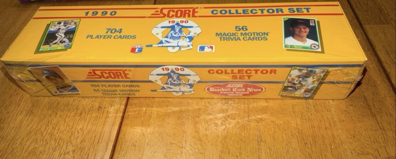 Score 1990 Baseball Collector Set 704 Player Cards 56 Motion Factory Sealed FASC