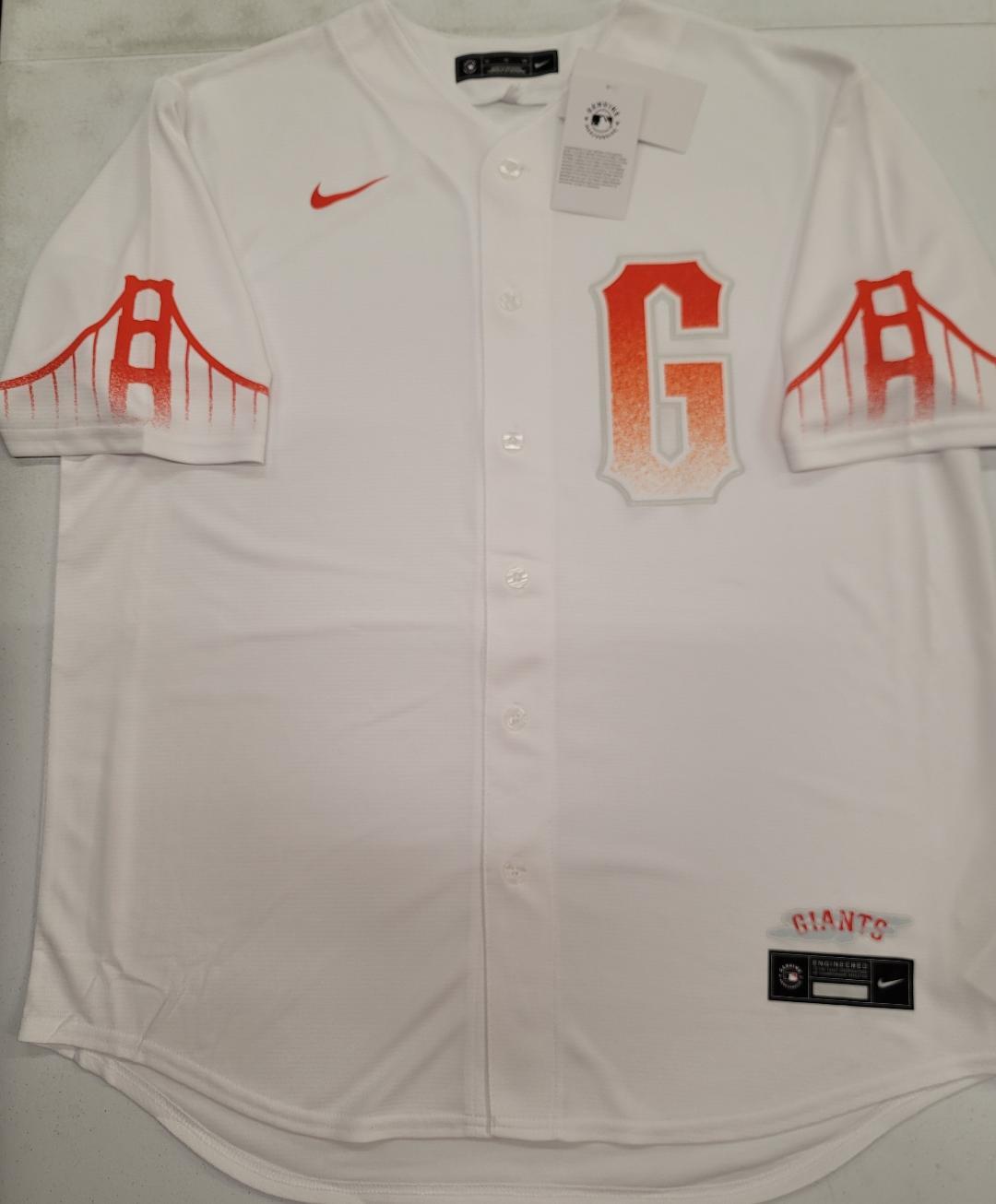 30905 Nike SAN FRANCISCO GIANTS City Connect 100% REAL Baseball JERSEY NWT $140