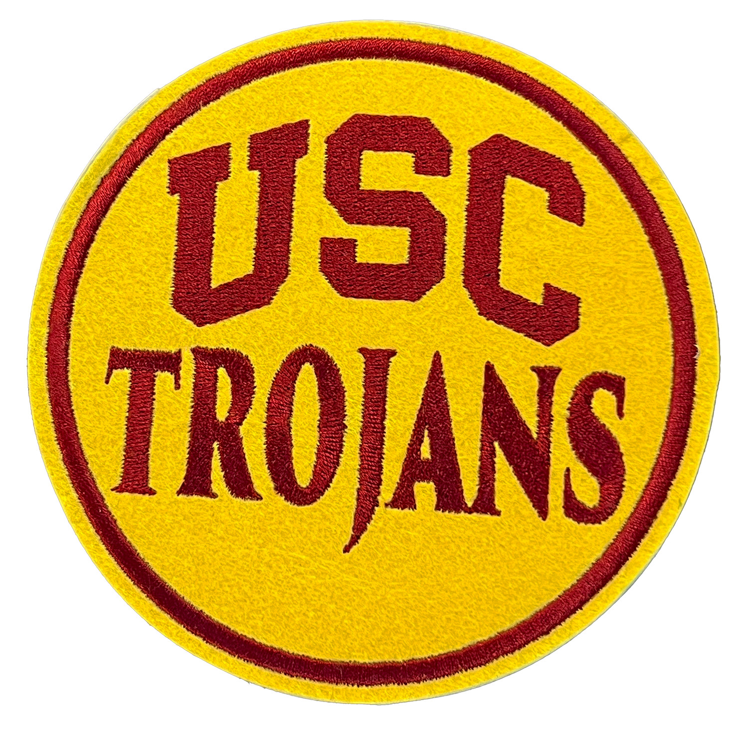 Embroidered Iron-on Patch – Multiple Sizes Available – USC Trojans