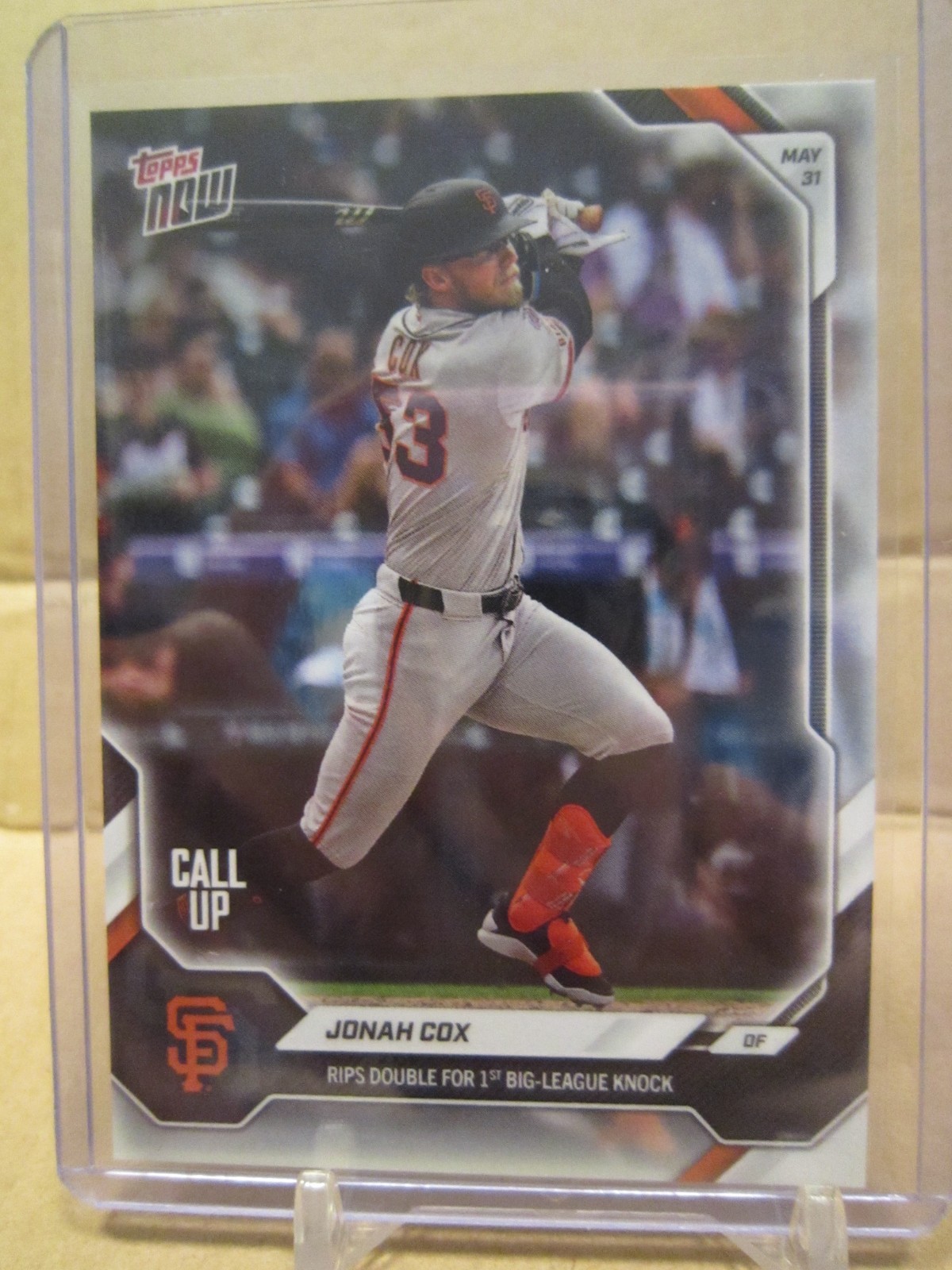 Jonah Cox 2026 Topps Now #274 Base Call Up