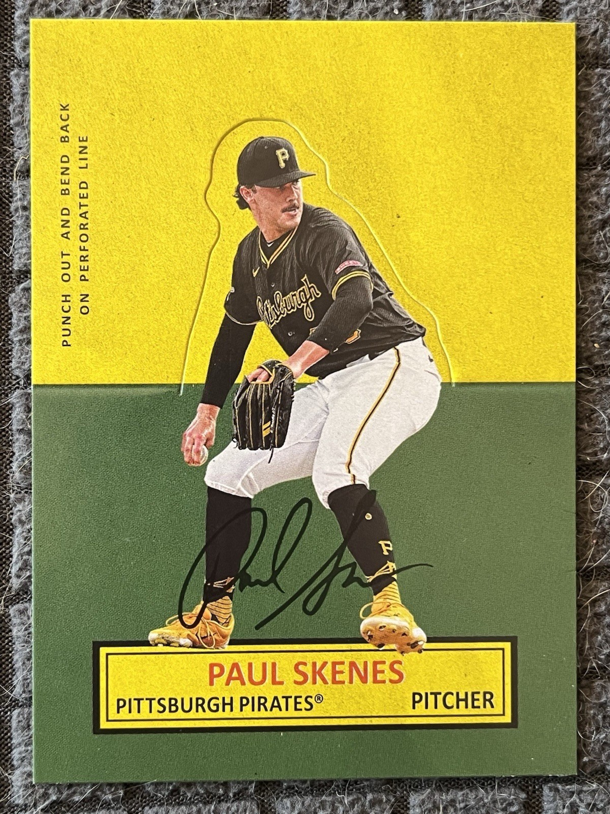 2025 Topps Archives Paul Skenes Pittsburgh Pirates 1964 Stand-Ups #64SU-11