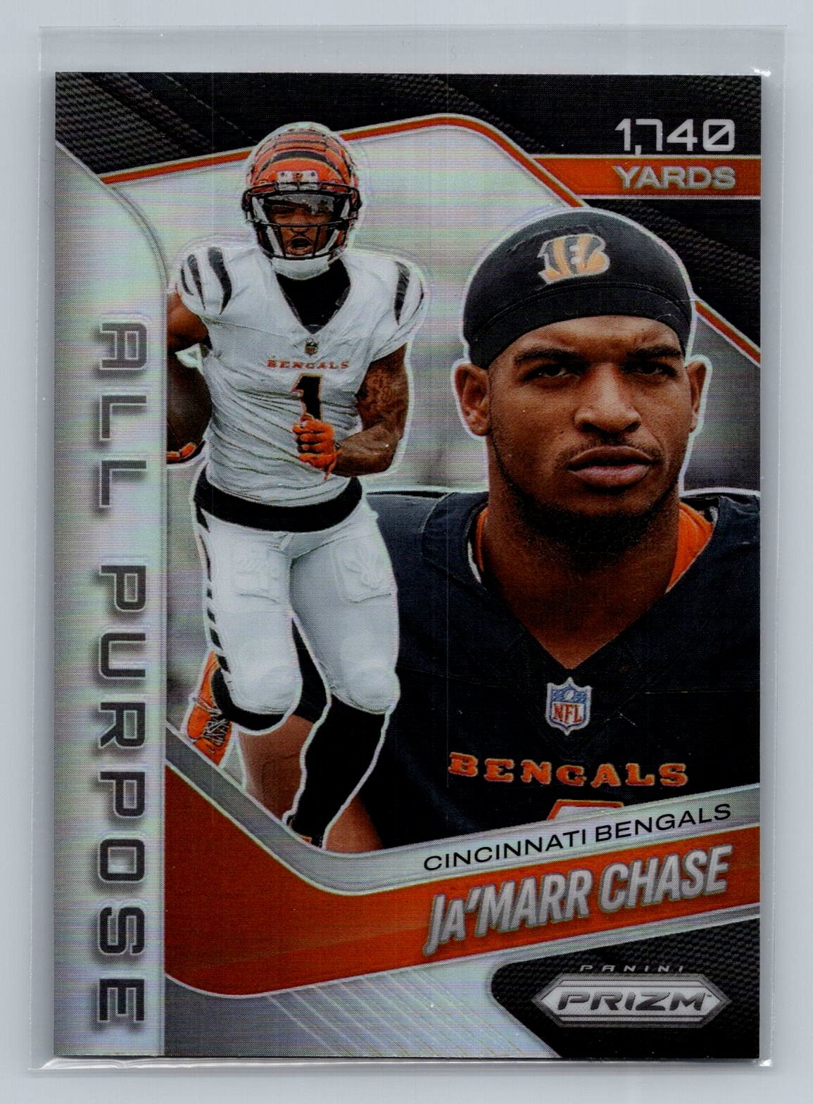 2025 Panini Prizm Ja’Marr Chase #5 All Purpose Prizms Cincinnati Bengals *
