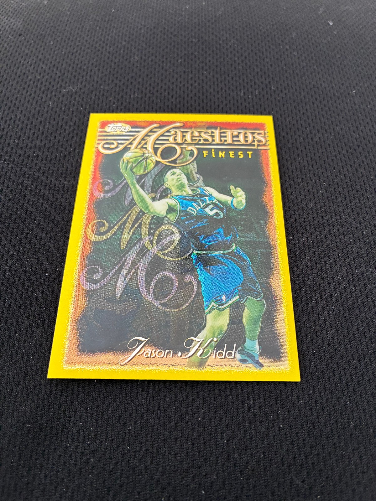 JASON KIDD “RARE GOLD SP TOPPS FINEST MAESTROS INSERT 1996-97 BASKETBALL CARD