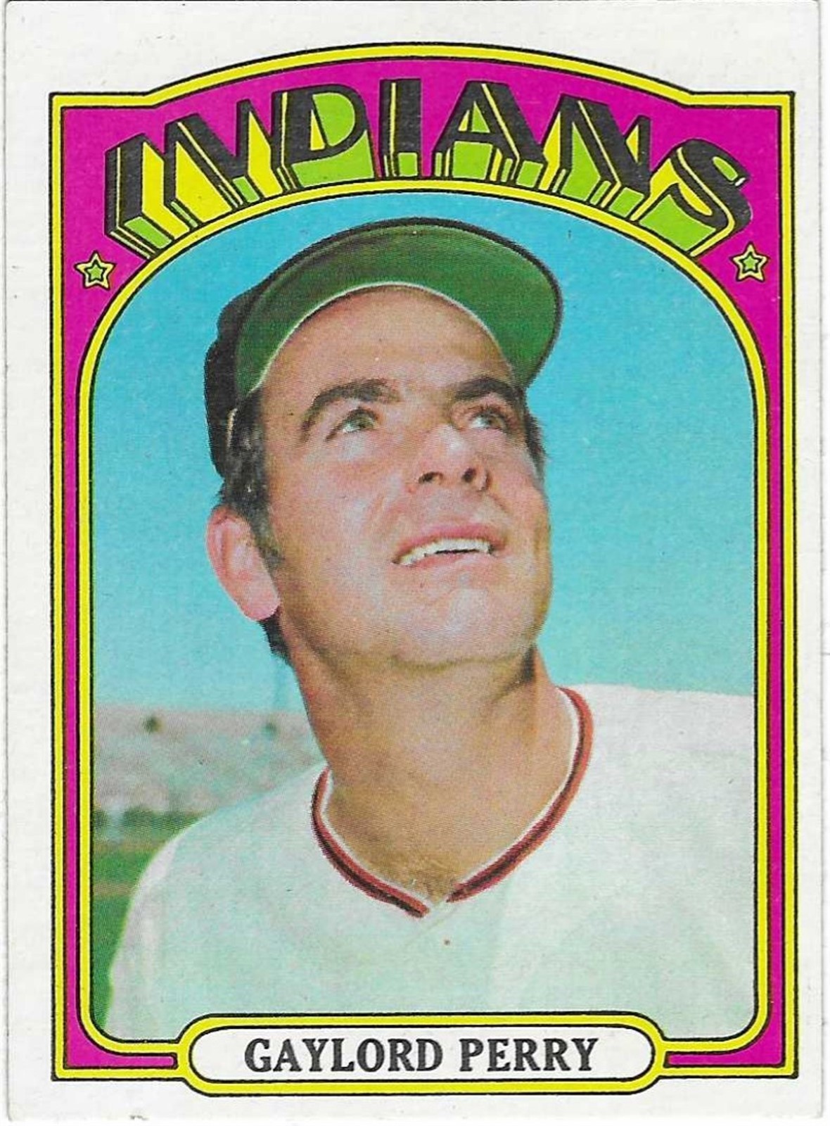 1972 TOPPS – #285 GAYLORD PERRY (INDIANS)!! GREAT HOF CARD!!
