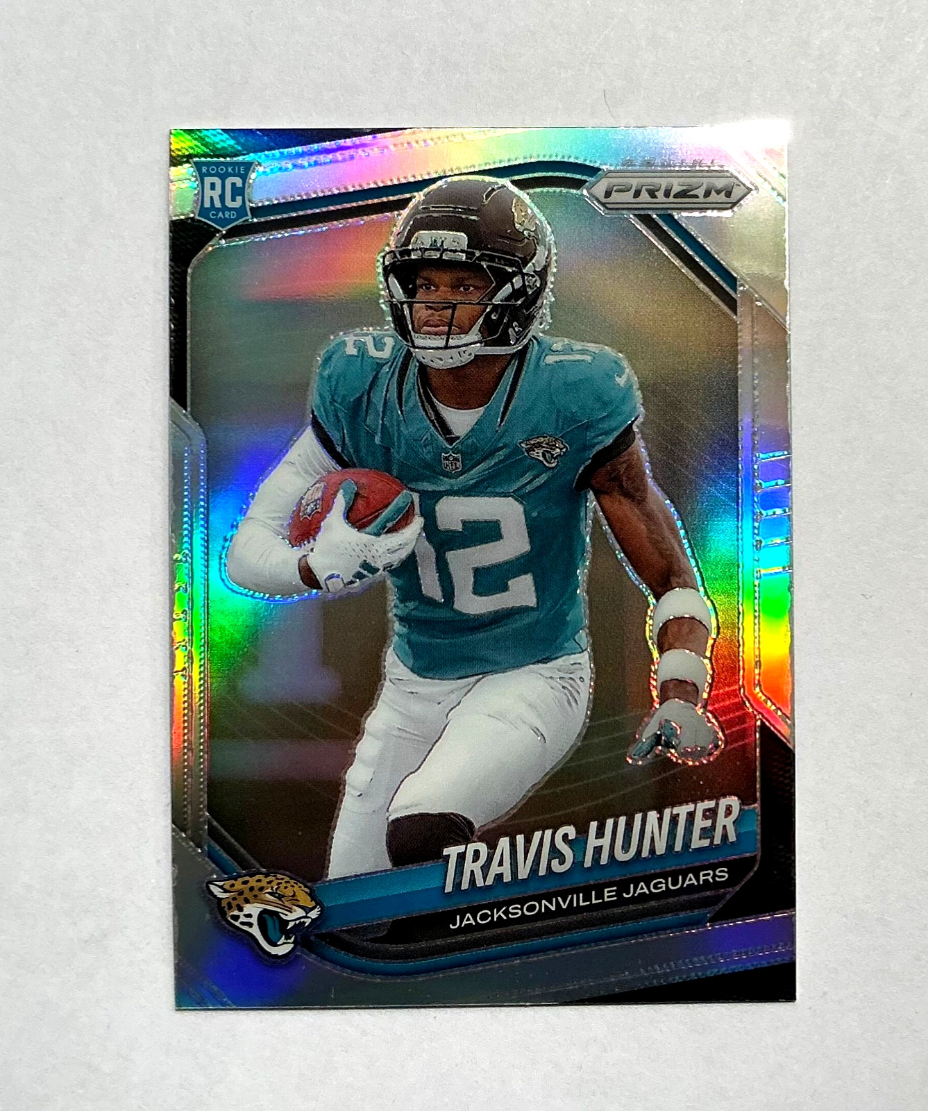 2025 Panini Prizm TRAVIS HUNTER Silver Holo Rookie #301 Jaguars RC