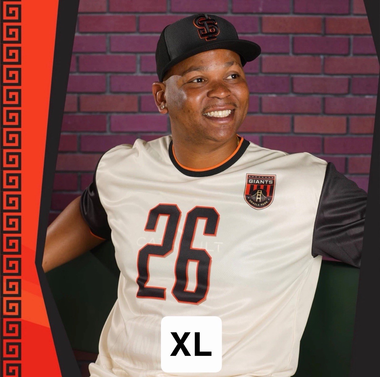 San Francisco SF Giants 2026 Soccer Jersey SGA #26 Bay Area 06.13.26 Extra Large
