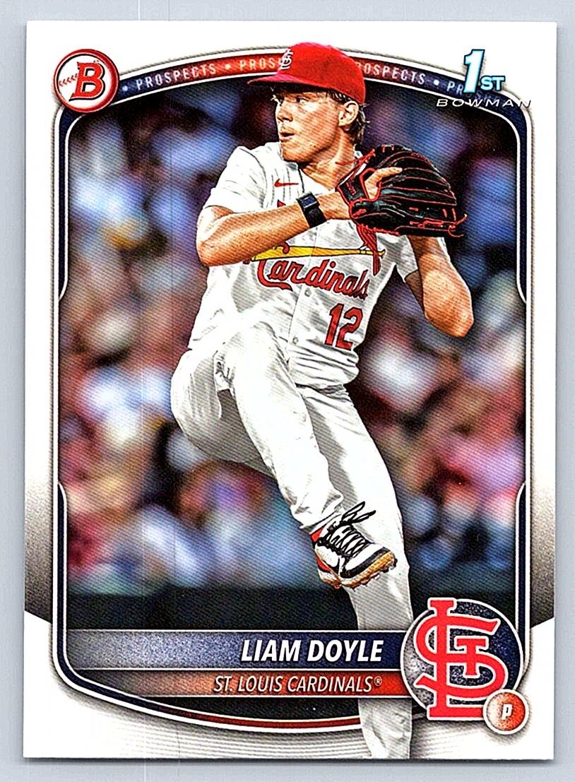 LIAM DOYLE CARDS RC 1st card 2025 BOWMAN DRAFT #BD-12