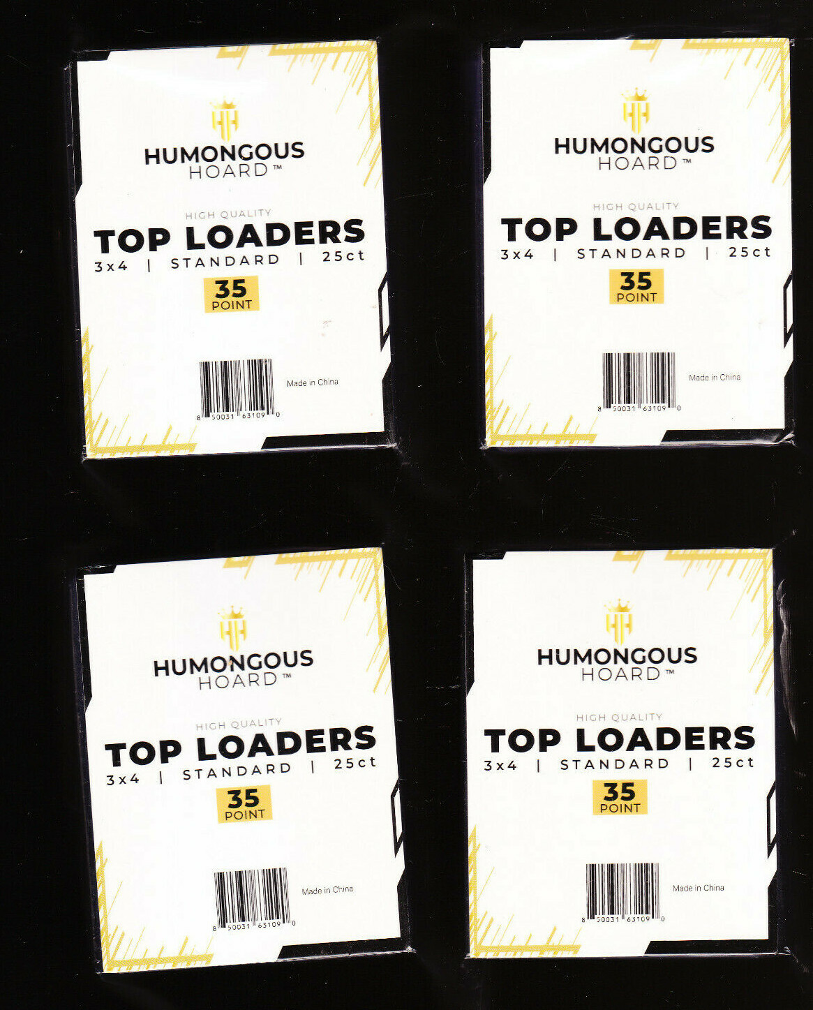 (200) Humongous Hoard REGULAR CARDS STANDARD SIZE 35 POINT