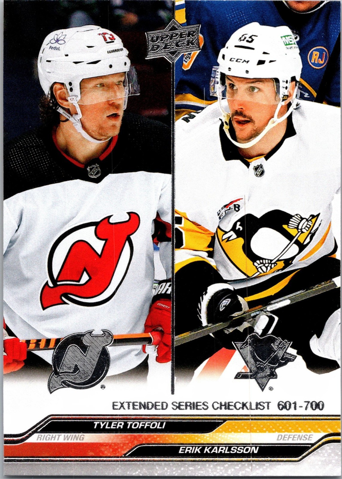 2023-24 UD Extended Series Tyler Toffoli/ Erik Karlsson Checklist 601-700