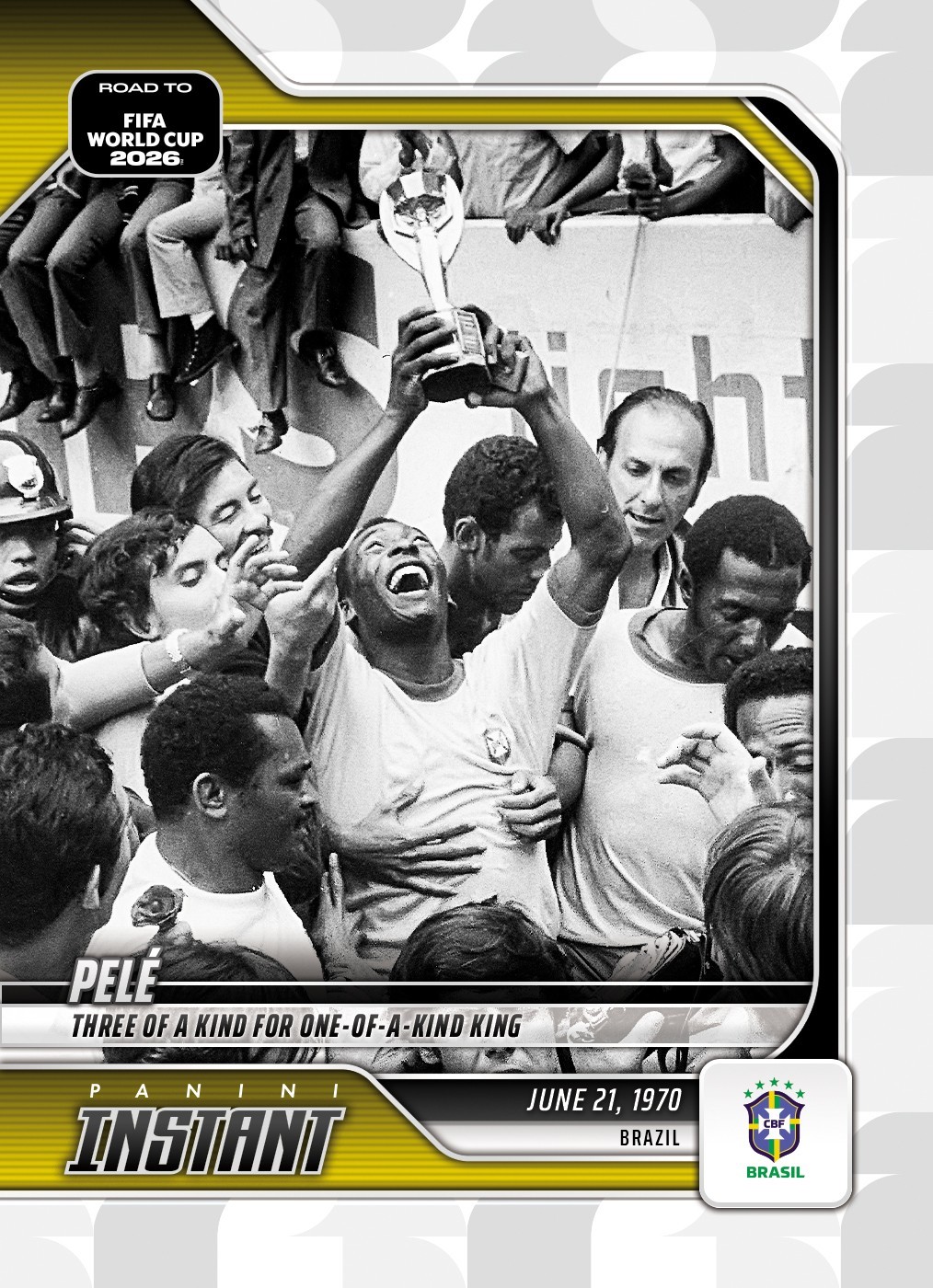 *PRESALE* 2026 Panini Instant Road To FIFA World Cup Pele #50