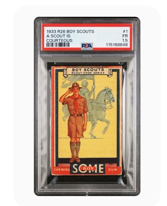 1933 Goudey Some Boy Scouts R26 Complete Set 48ALL GRADED! AVG PSA 4.2! SCARCE!