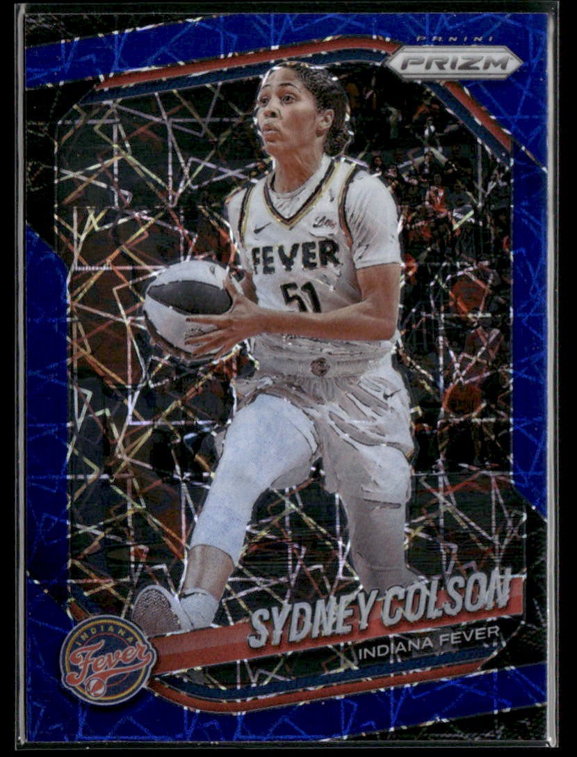 2025 Panini Prizm WNBA #1 Sydney Colson Blue Velocity Prizms
