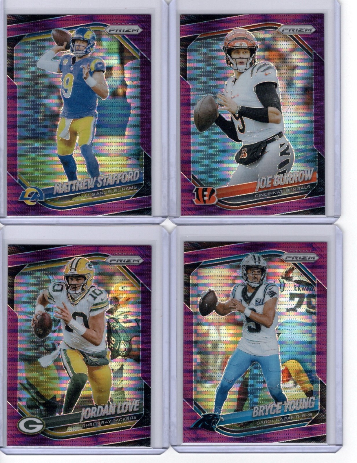 2025 Prizm Football Purple Pulsar Prizms- YOU PICK! STARS & HOFers!