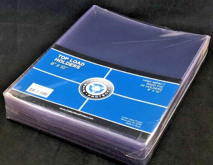 COLLECT SAVE PROTECT CSP 25 TOP LOAD HOLDERS 8″ X 10″ TL8010 FACTORY SEALED NEW