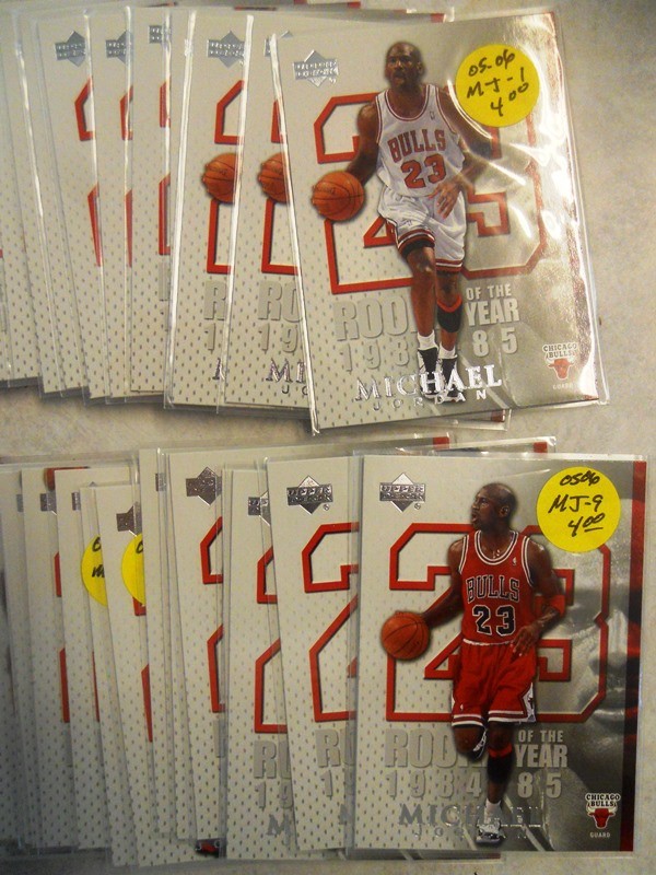 2005-06 Upper Deck Rookie of Year Michael Jordan Lebron James & Fleer Profiles