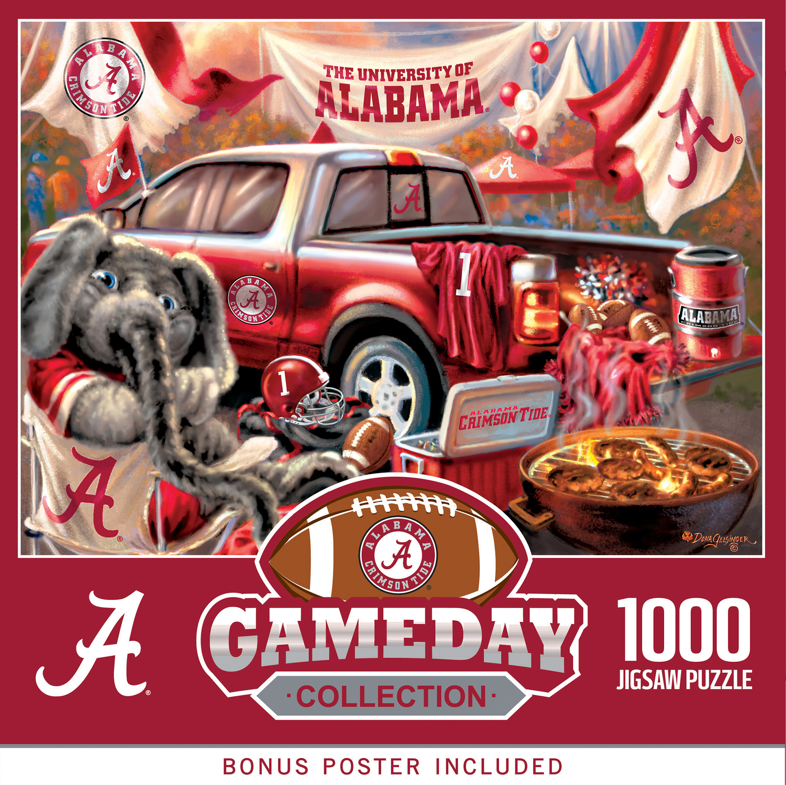 MasterPieces – Alabama Crimson Tide – NCAA Gameday 1000 Piece Jigsaw Puzzle