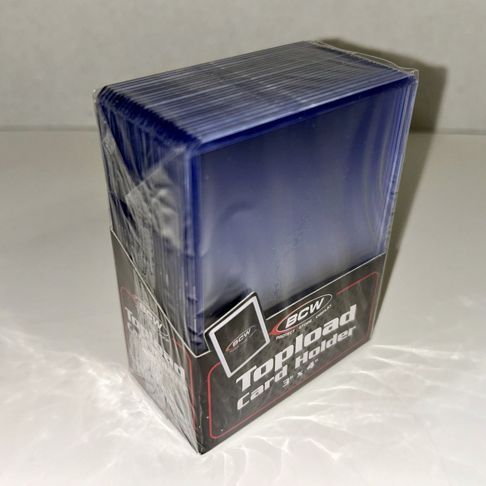 3X4 Topload Card Holder – Standard – 25Ct | Rigid PVC Trading Card Protection