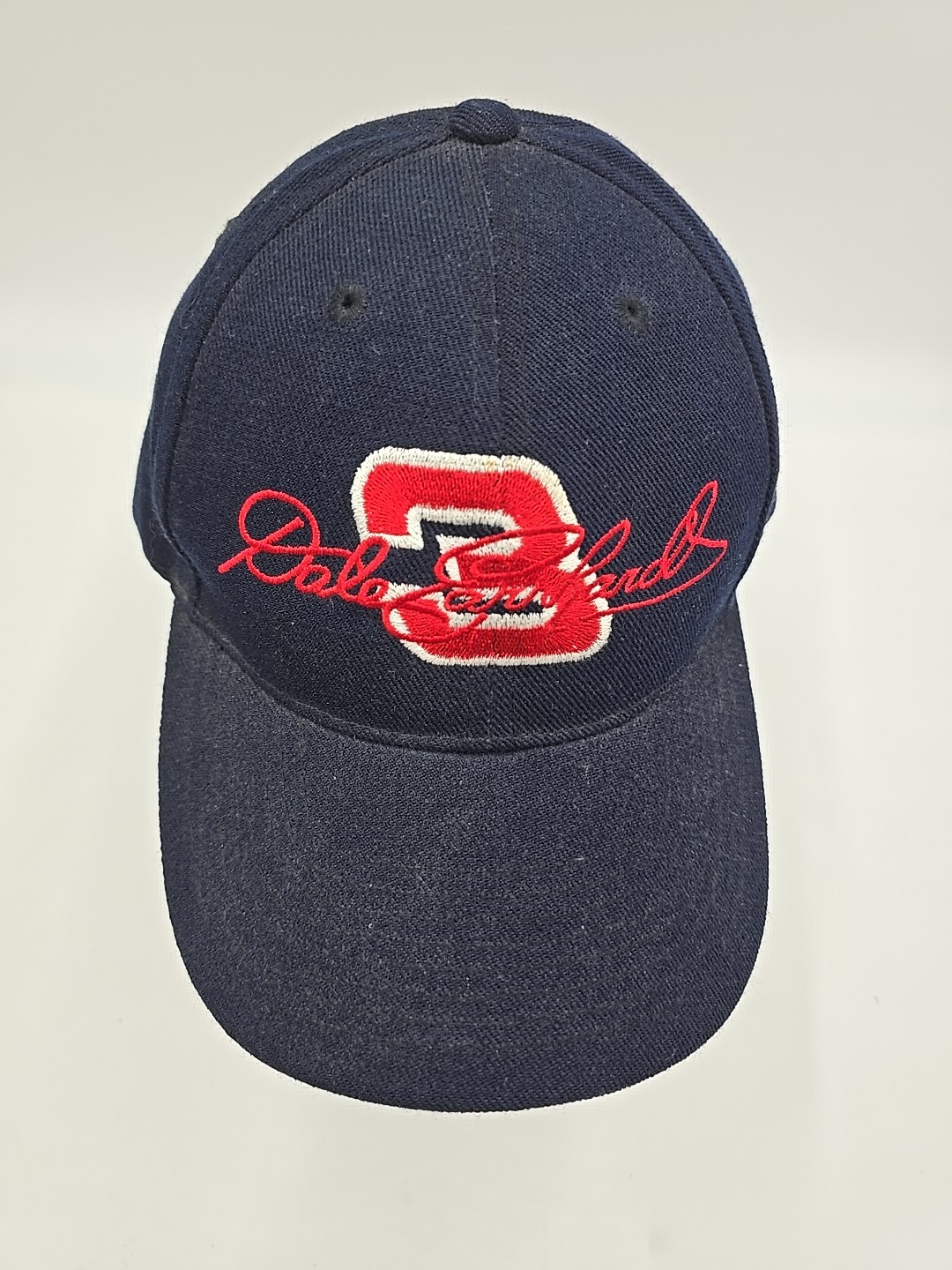 Dale Earnhardt 3 Nascar Hat Cap Dark Navy Blue Acrylic Wool Adult OSFM