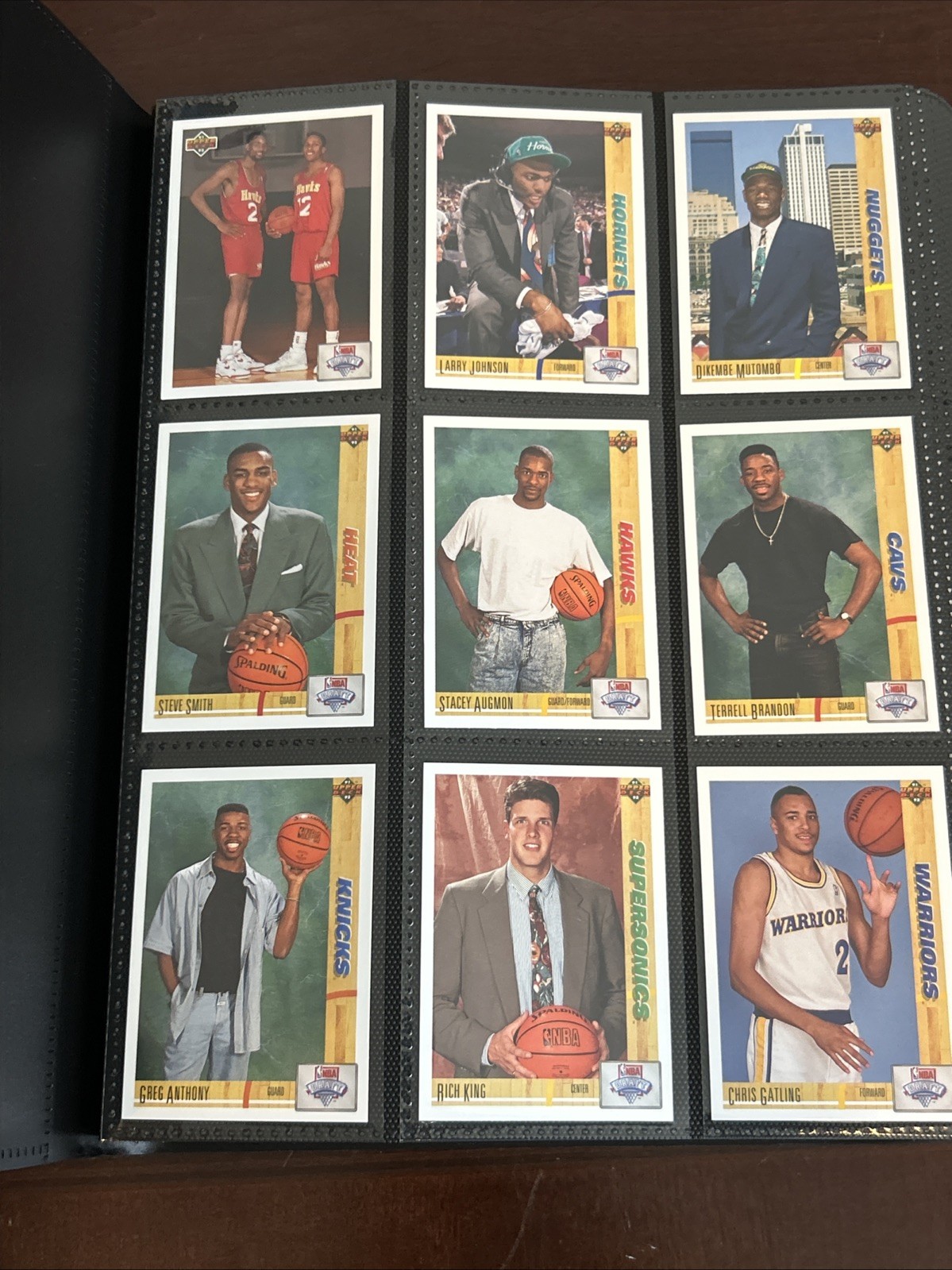 1991-92 Upper Deck Inaugural NBA Basketball Complete Set #1-400 w/ Binder