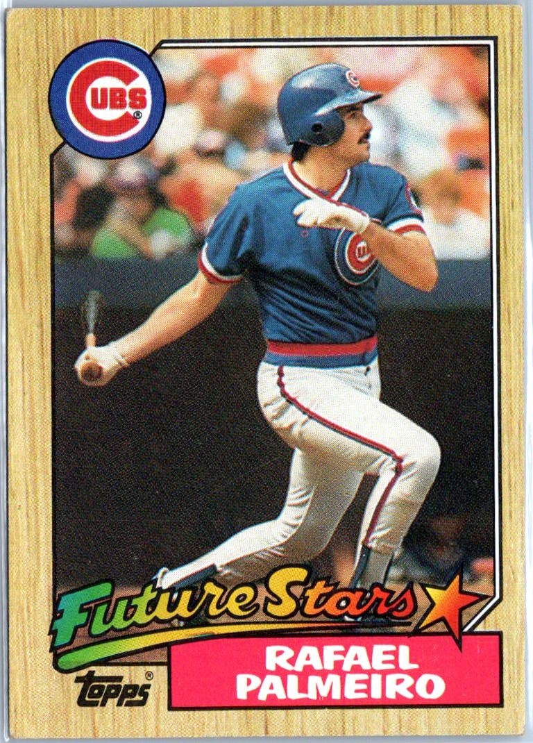 1987 Topps #634 Rafael Palmeiro