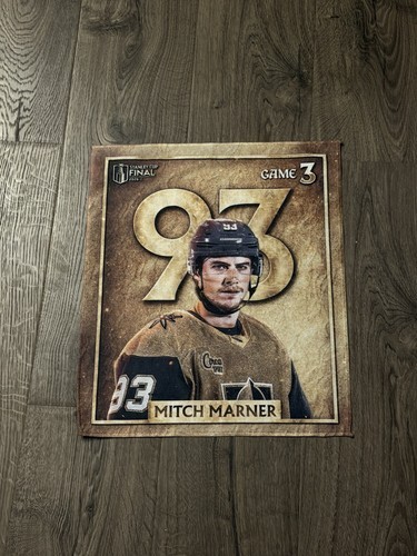Mitch Marner Vegas Golden Knights Stanley Cup Finals Game 3 Towel Hat Trick