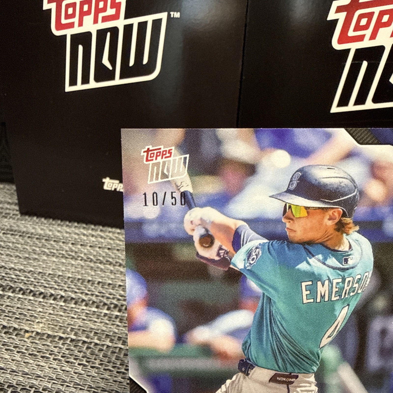 Colt Emerson, Seattle Mariners – 2026 Topps Now CALL-UP…Gold Foil Parallel 10/50