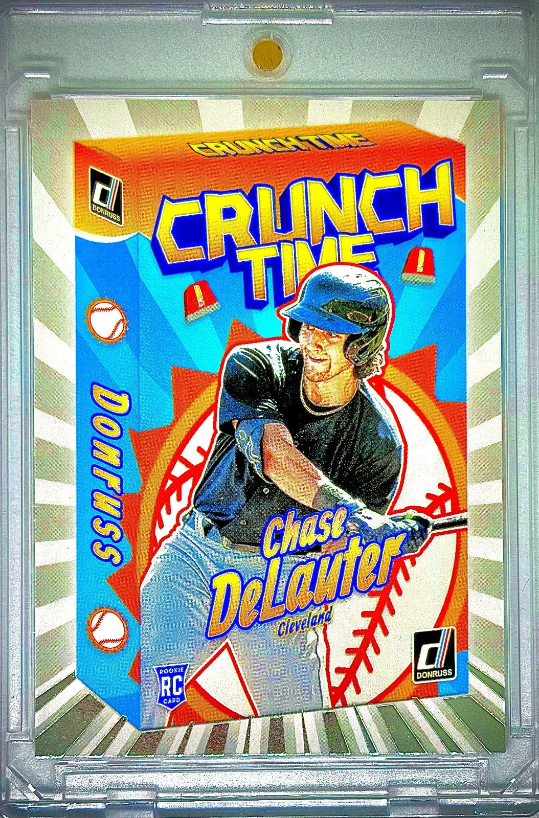 RARE Chase Delauter COLOR BURST CRUNCH TIME SSP INVESTMENT CARD MINT!
