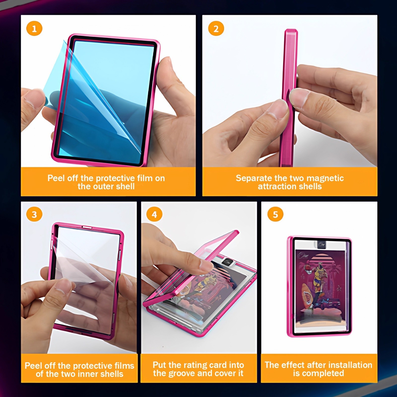 One Magnetic Trading Card Protector Ultra Metal Touch for PRO 35PT 130PT Holder