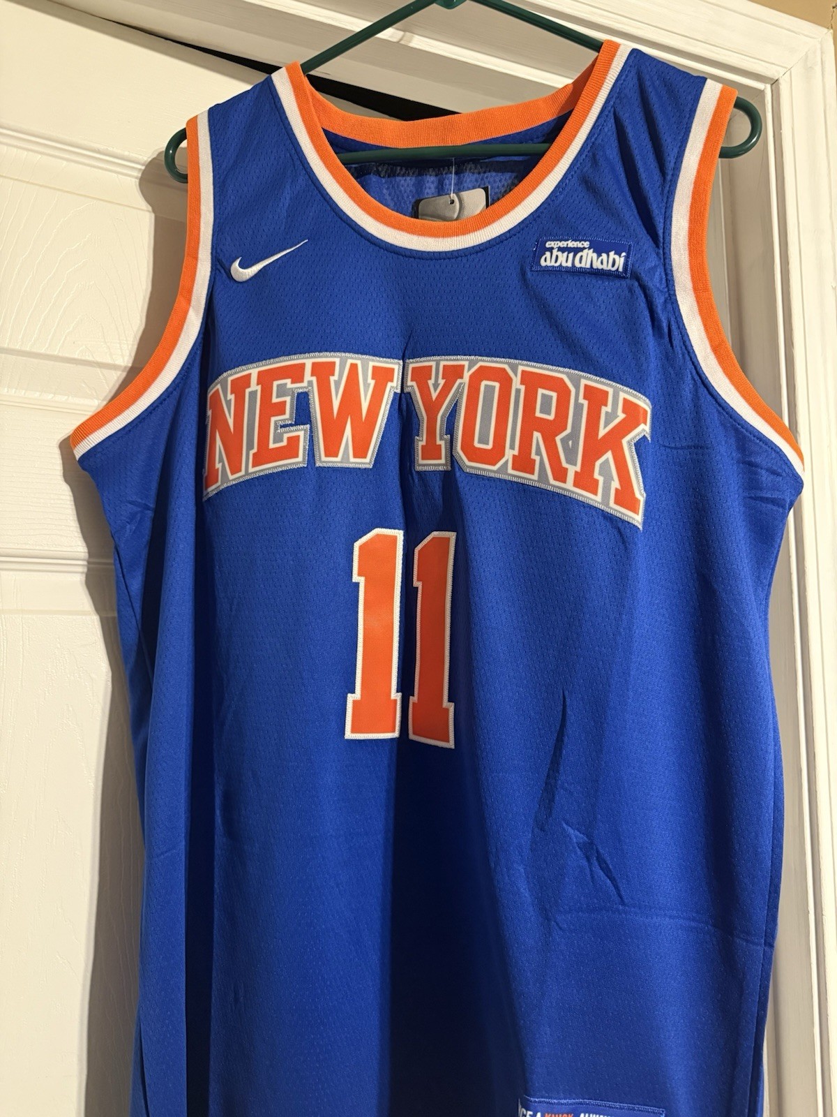 #11 BRUNSON KNICKS DARK BLUE JERSEY FINALS PATCH Size 48 Medium