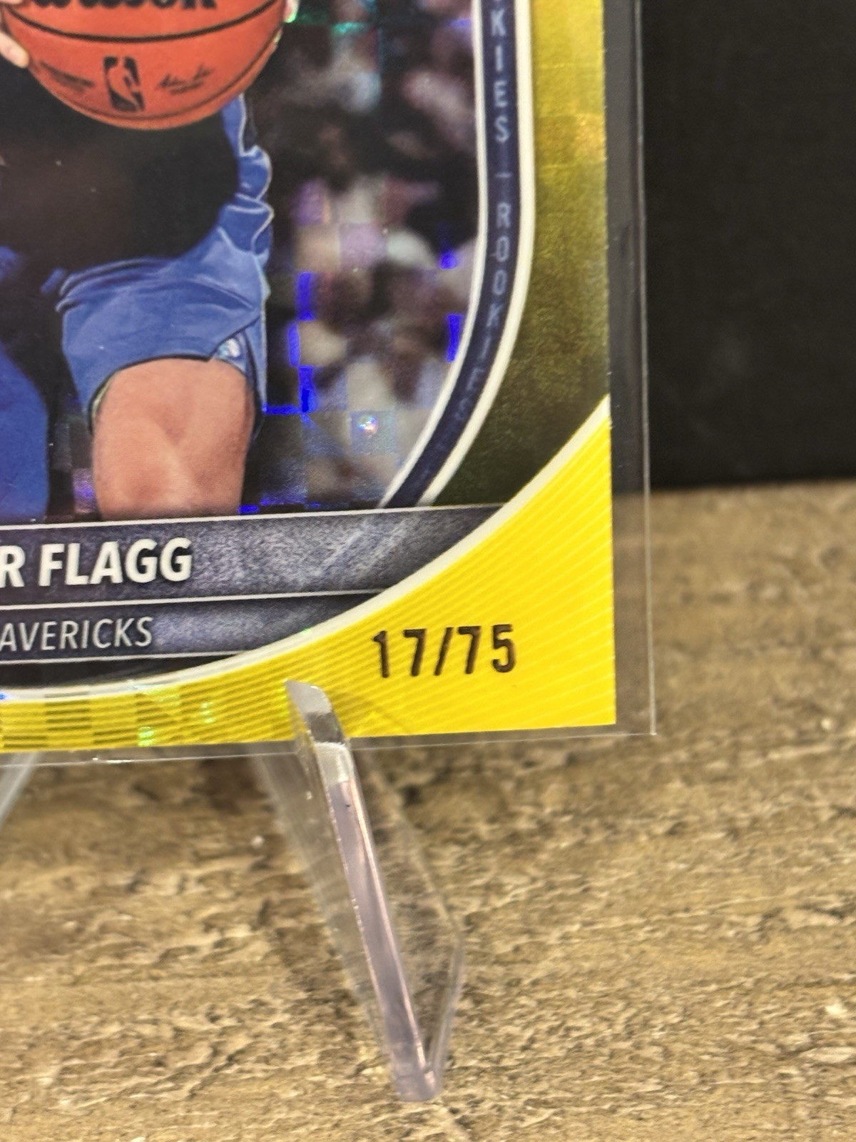 2025 Bowman Chrome Cooper Flagg Yellow X-Fractor 17/75 ROOKIE Mavericks #BCV-1