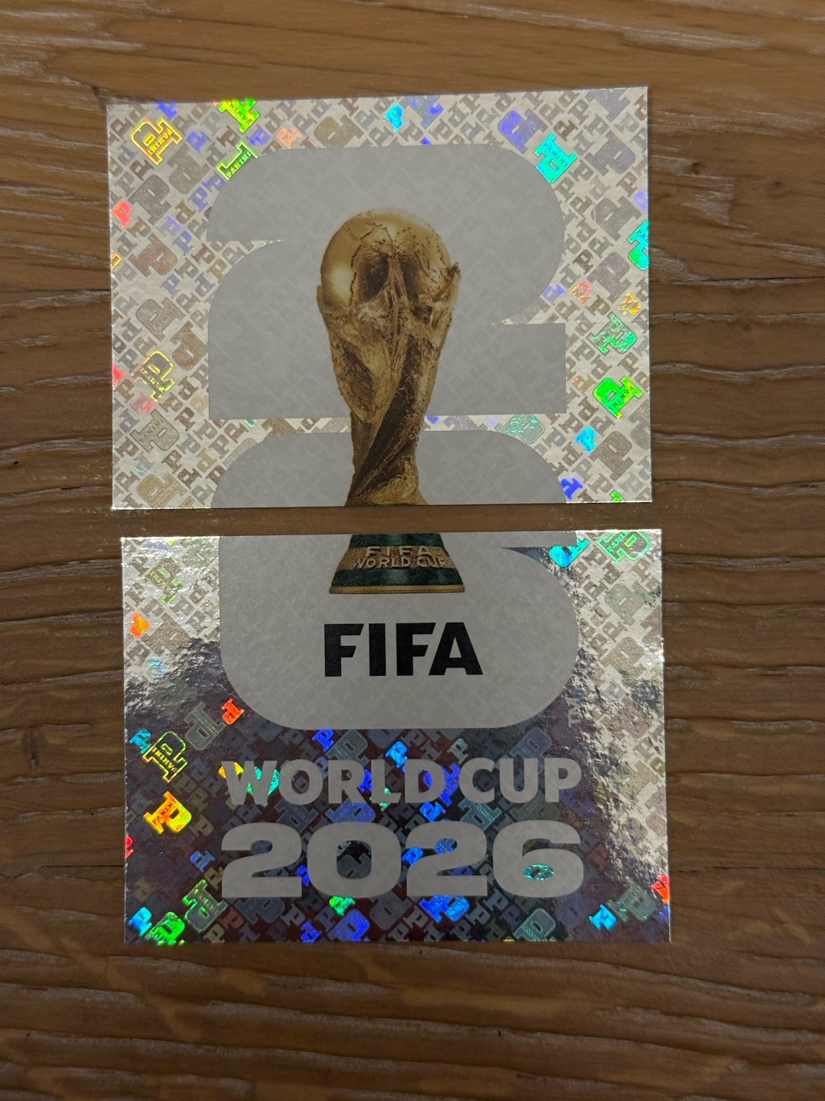 Panini FIFA World Cup 2026 Sticker Logo #FWC1 #FWC2 (2 Stickers) Rare Foil