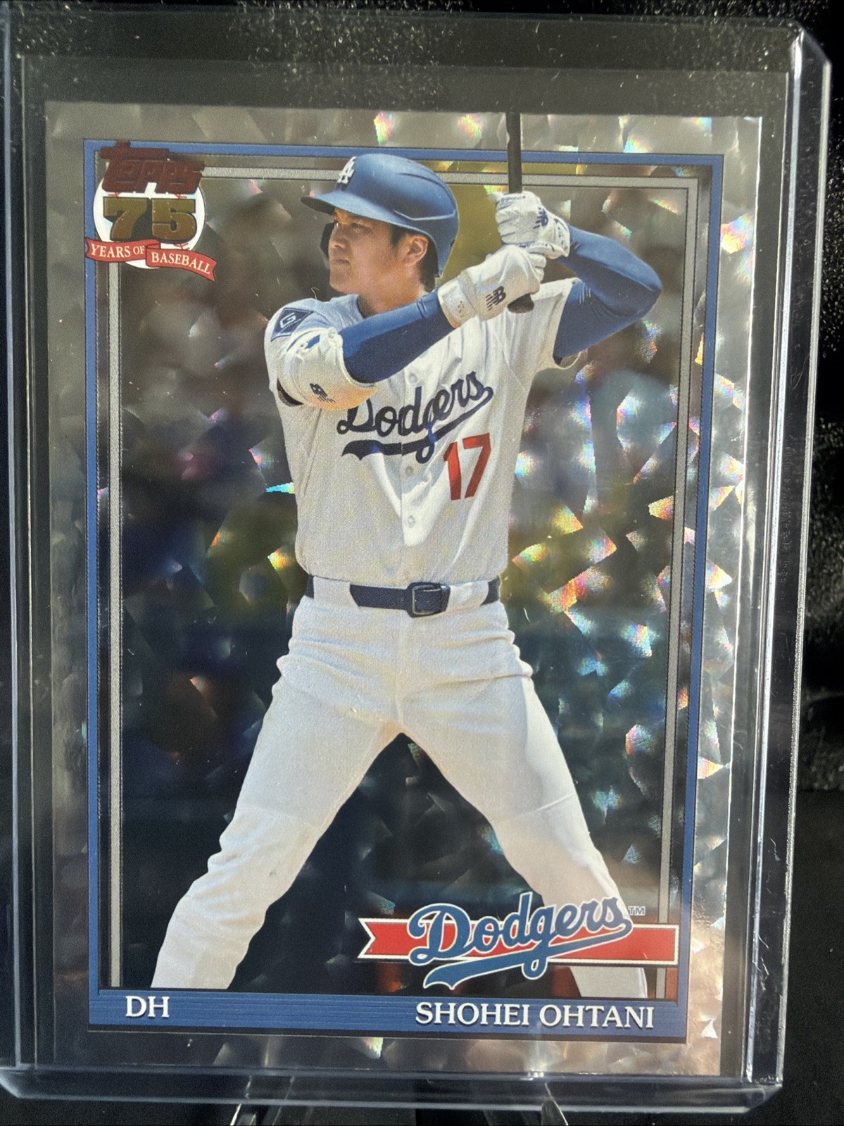 Topps 2026 Series 1 Shohei Ohtani Dodgers 1991 Crackle Foilboard #T91-100