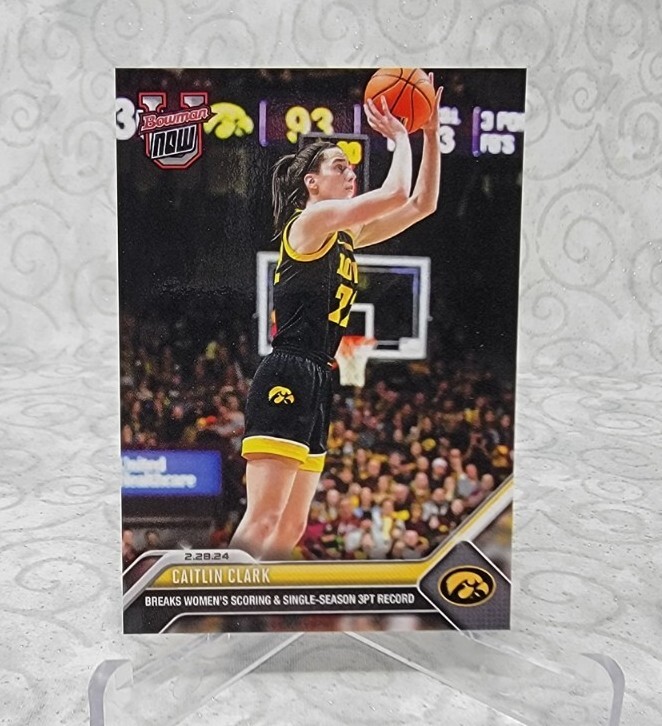 2023-24 Topps Bowman U Now # 59 Caitlin Clark Women’s Scoring – In Hand