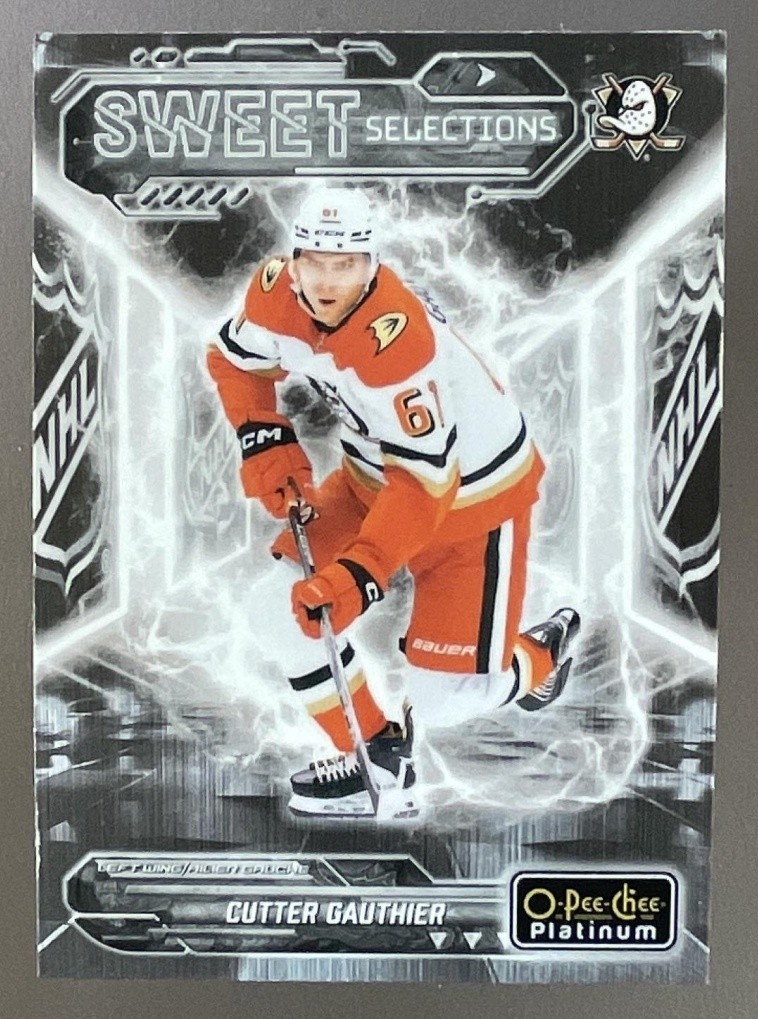 CUTTER GAUTHIER 2024-25 OPC Platinum Sweet Selections #SS-1 RC Ducks