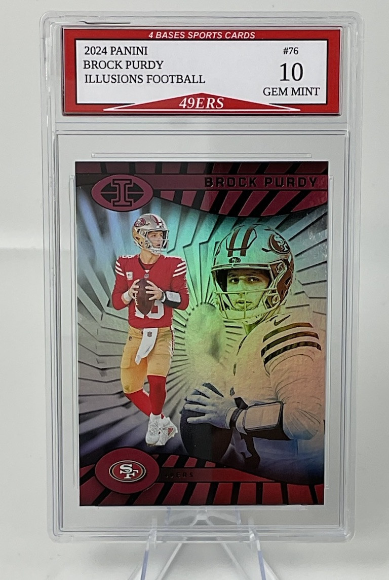 2024 Panini Illusions Brock Purdy, McCaffrey & Kittle 49ers 3 Card Team Set!