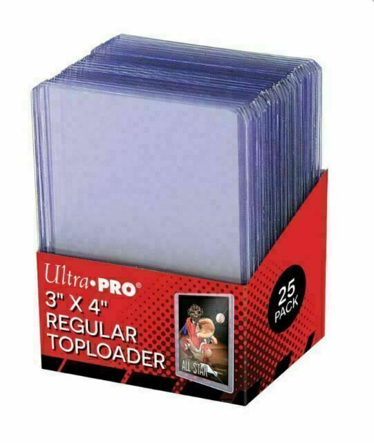 Ultra PRO 3×4 inch Regular Toploader – 25 Pack