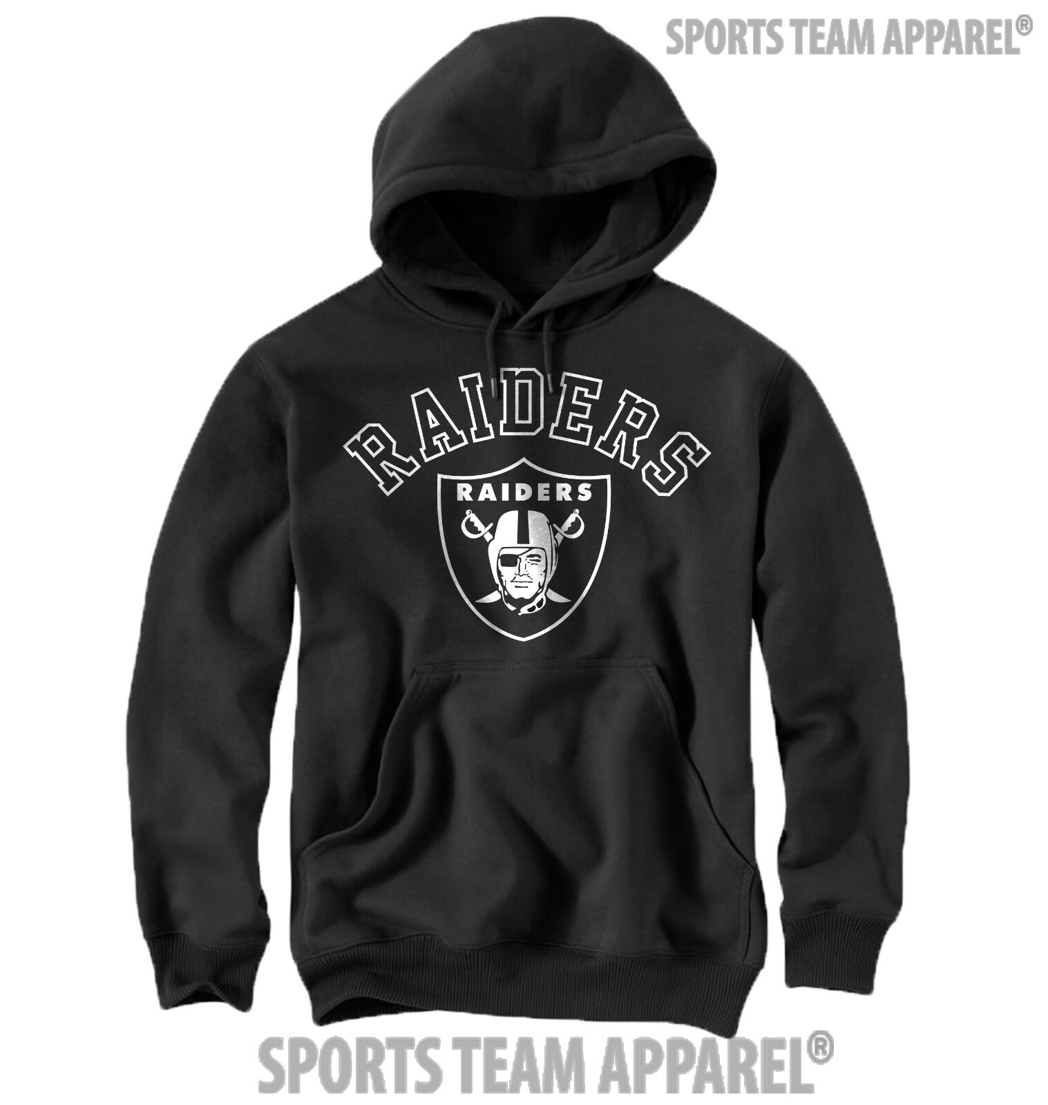 LAS VEGAS RAIDERS JERSEY BLACK HOODIE SWEATSHIRT